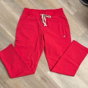Figs Red scrub Pants